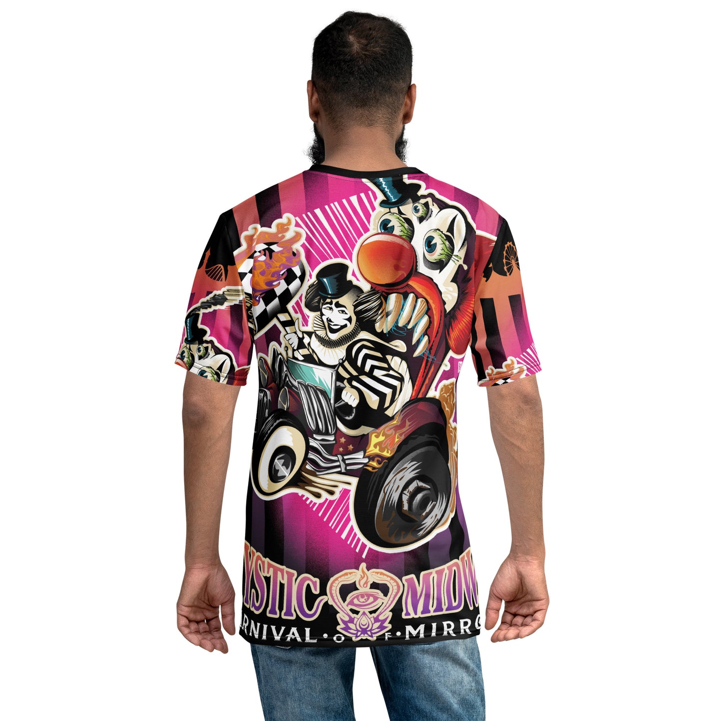 Clown Car Allover Print T-Shirt